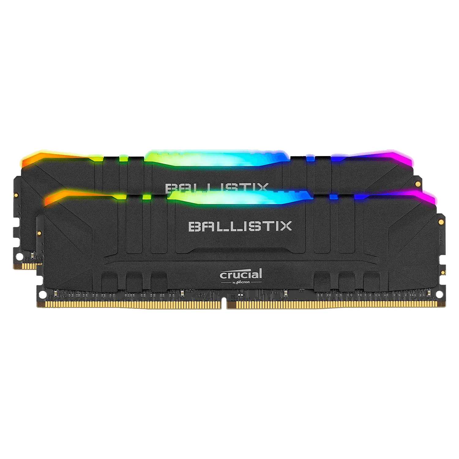 Crucial Ballistix RGB 16GB (2x8G) 3200 MHz DDR4 Desktop Gaming Memory Kit CL16 – Black