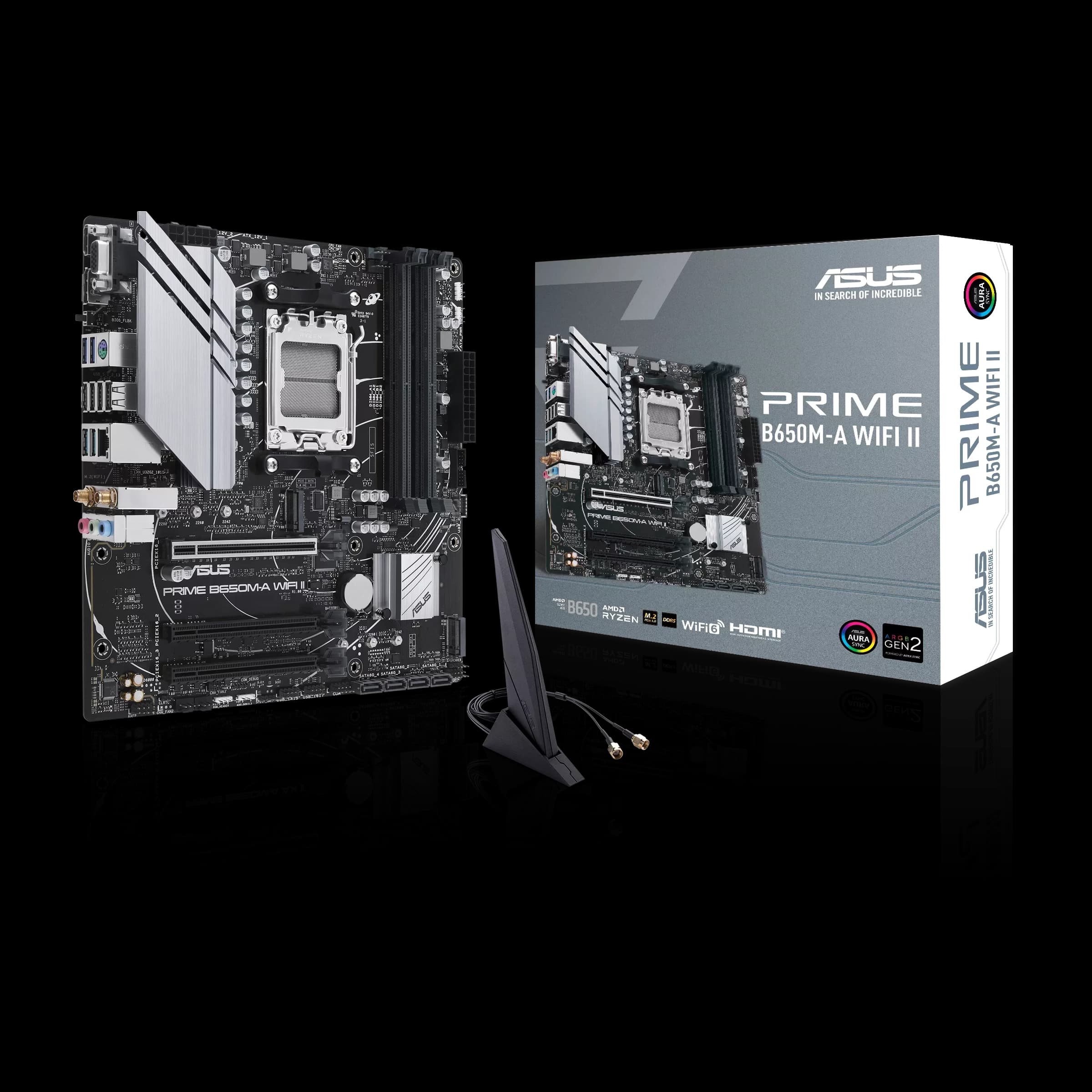 ASUS PRIME B650M-A WIFI II AM5 mATX Motherboard