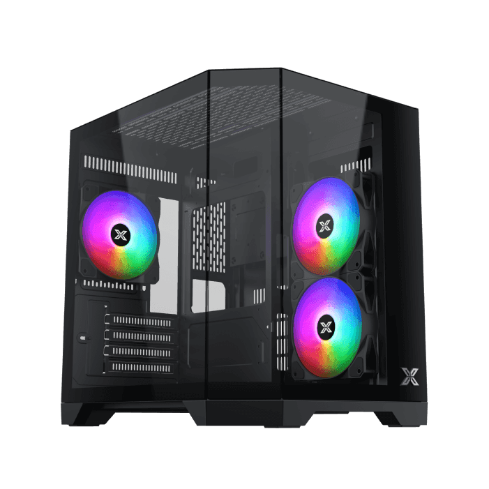 XIGMATEK CUBI M NANO 3XFRGB FAN MICRO-TOWER GAMING CASE
