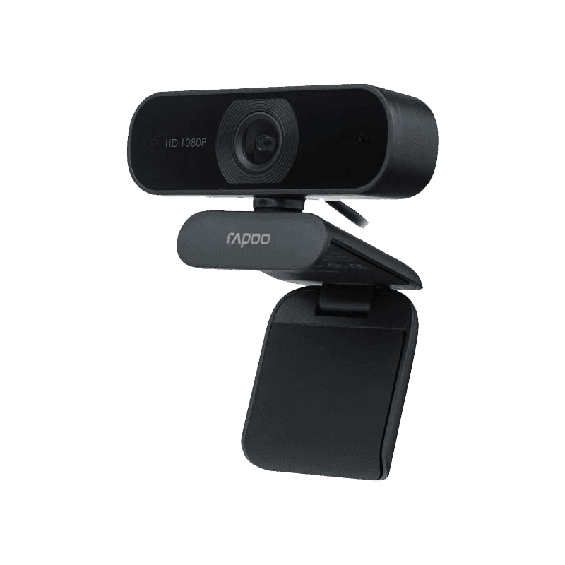 Rapoo C260 USB Black Full HD Webcam, 1080p 30hz, 360 Horizontal, 95 Super Wide-Angle