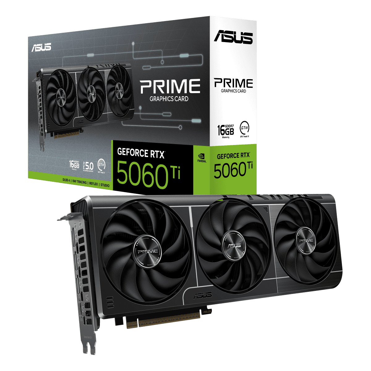 ASUS Prime GeForce RTX 5060 TI 16GB GDDR7 OC Edition Nvidia Graphics Card