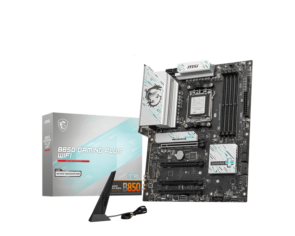 MSI B850 GAMING PLUS WIFI 7 AMD AM5 DDR5 ATX Motherboard