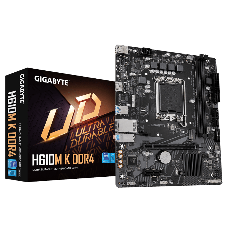 GIGABYTE H610M K DDR4 LGA 1700 M-ATX Motherboard (Rev 2.0)