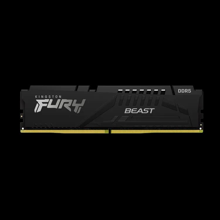 Kingston Fury Beast DDR5 16GB 6000MT/s DDR5 CL36 DIMM Desktop Gaming Memory Single Module