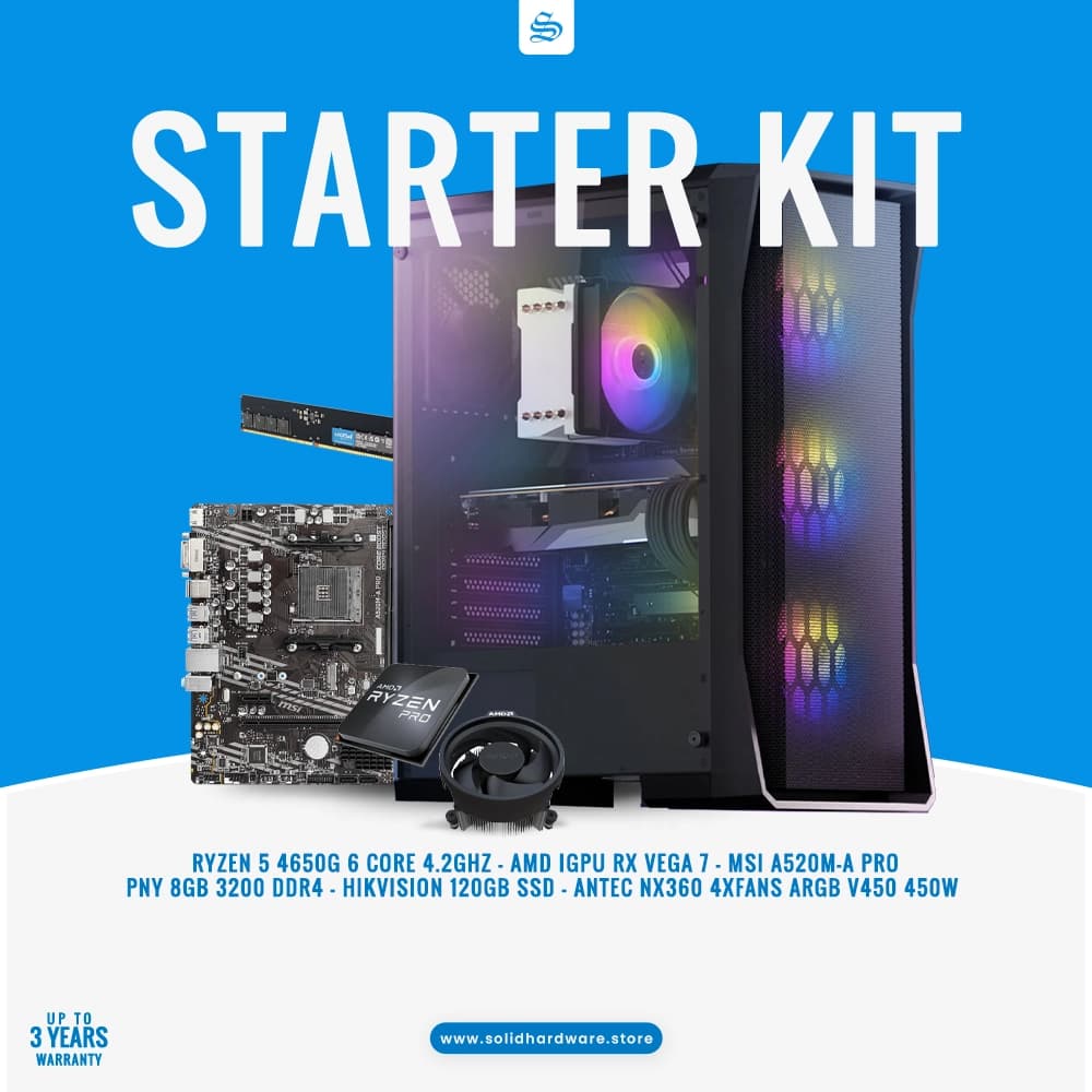 STARTER KIT | RYZEN 5 4650G Build