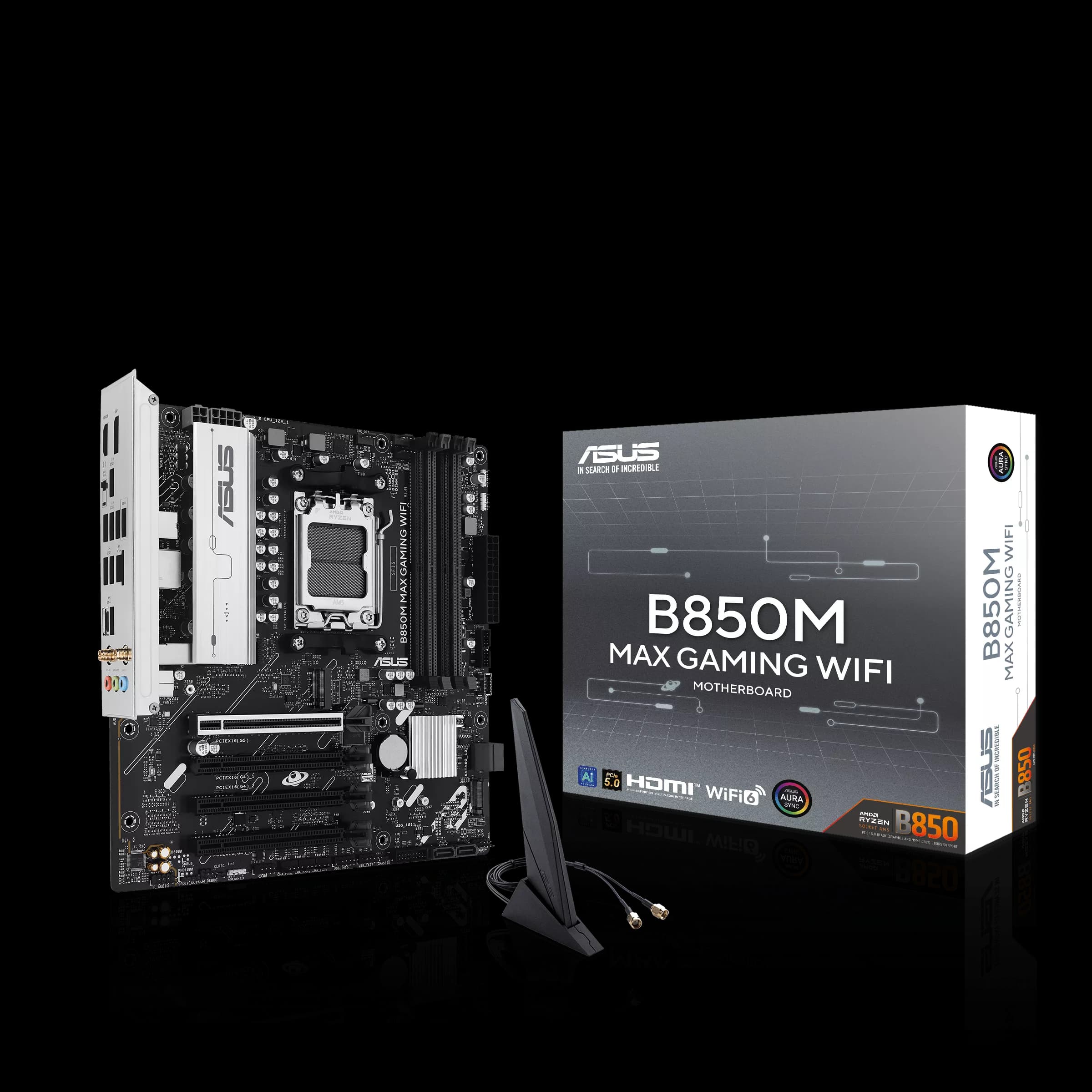 ASUS PRIME B850M MAX GAMING WIFI AM5 AMD Motherboard﻿