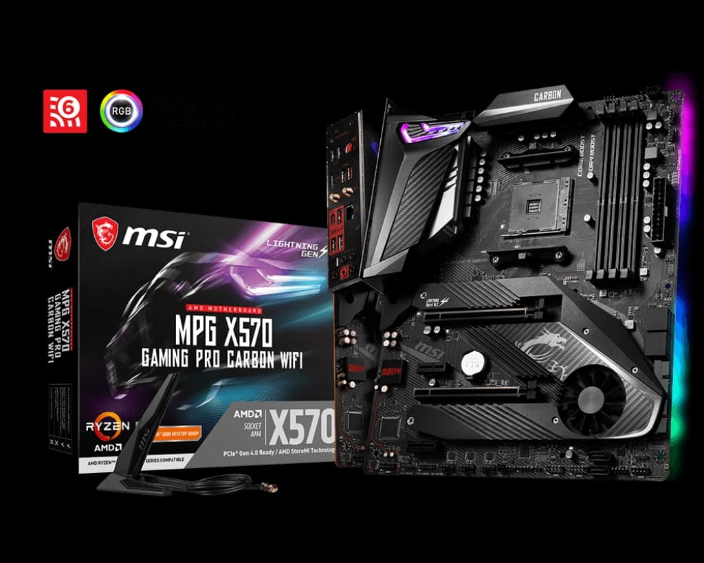 MSI MPG X570 GAMING PRO CARBON WIFI AMD AM4 Motherboard