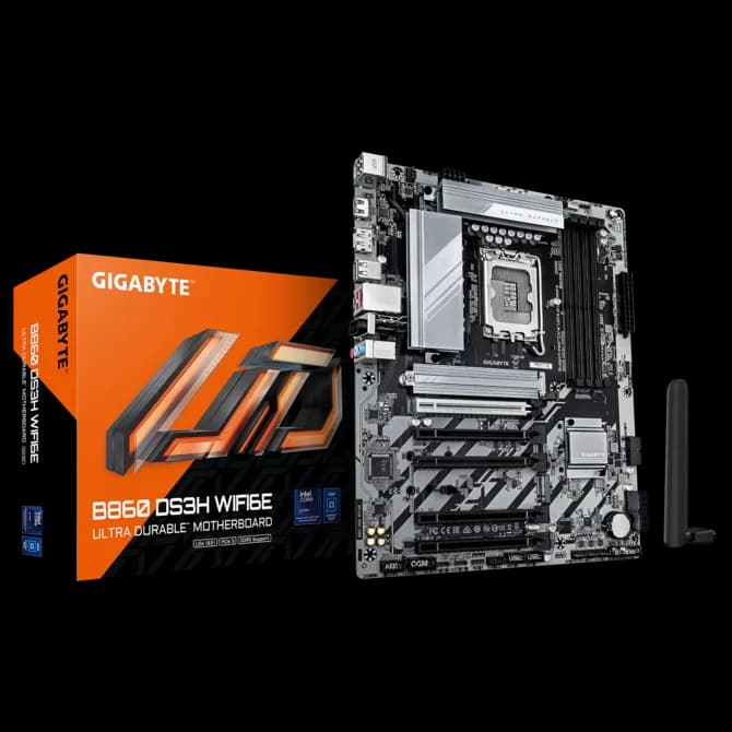 GIGABYTE B860M DS3H WIFI6E LGA1851 Intel Motherboard