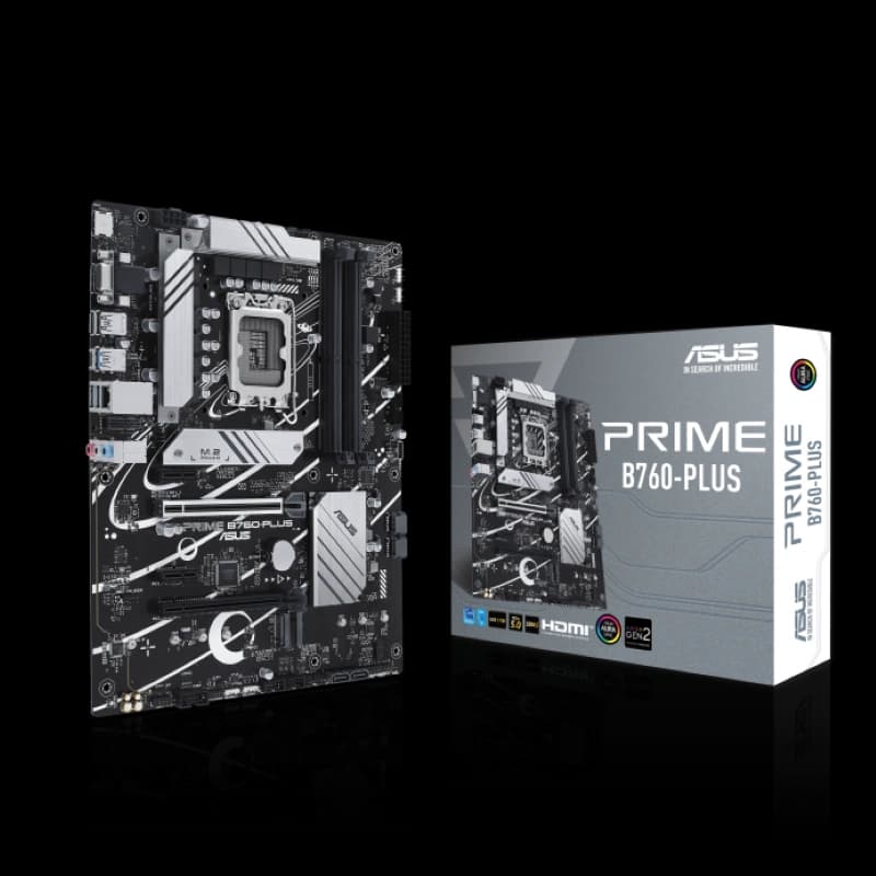 ASUS PRIME B760-PLUS PCIe 5.0 DDR5 LGA 1700 Intel Motherboard