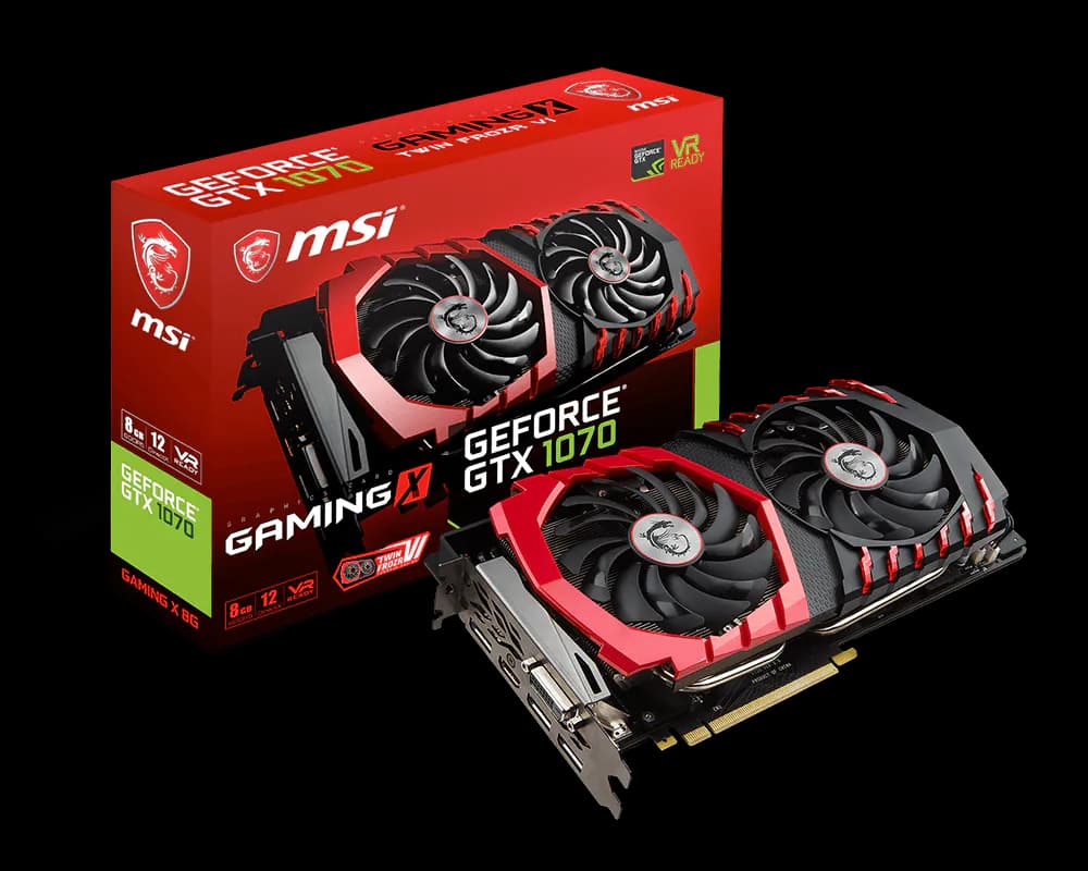 MSI GeForce GTX 1070 GAMING X 8GB GDDR5 NVIDIA Graphics Card