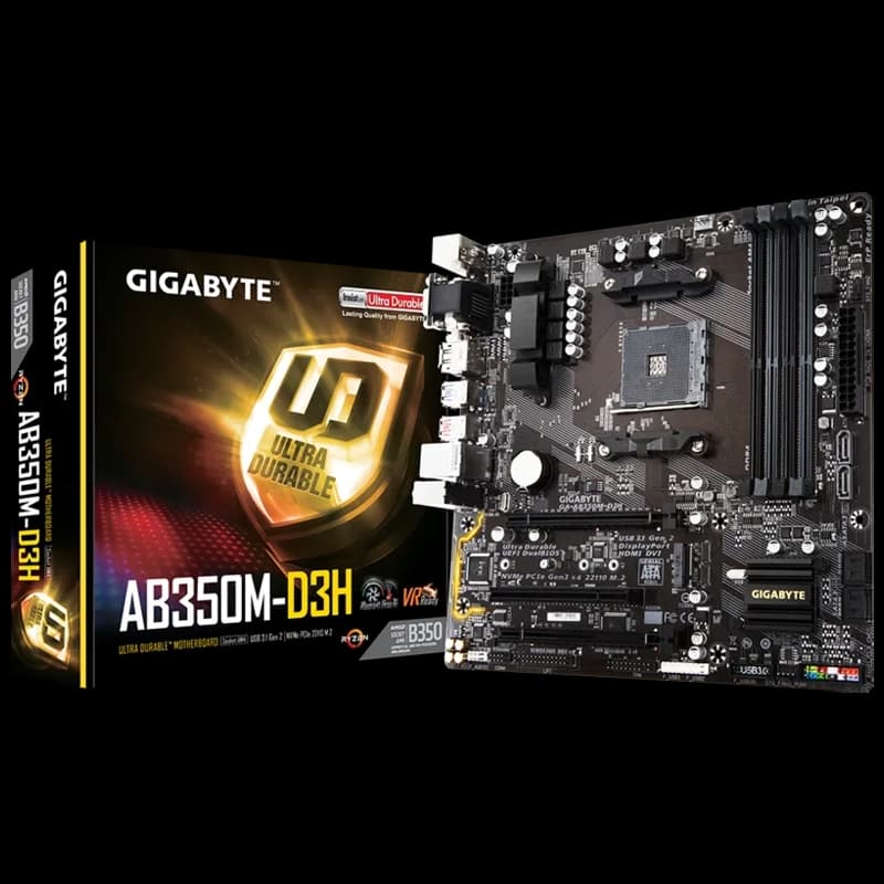 GIGABYTE B350 GA-AB350M-D3H AM4 Motherboard