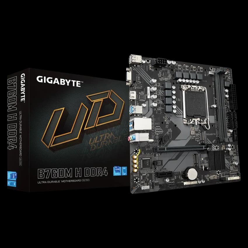 GIGABYTE B760M H DDR4 Intel LGA 1700 INTEL MOTHERBOARD