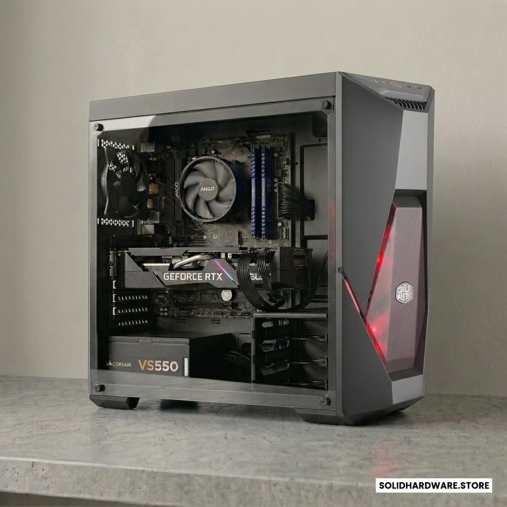 MasterBox Build | Ryzen 5 4500 + RTX 2060