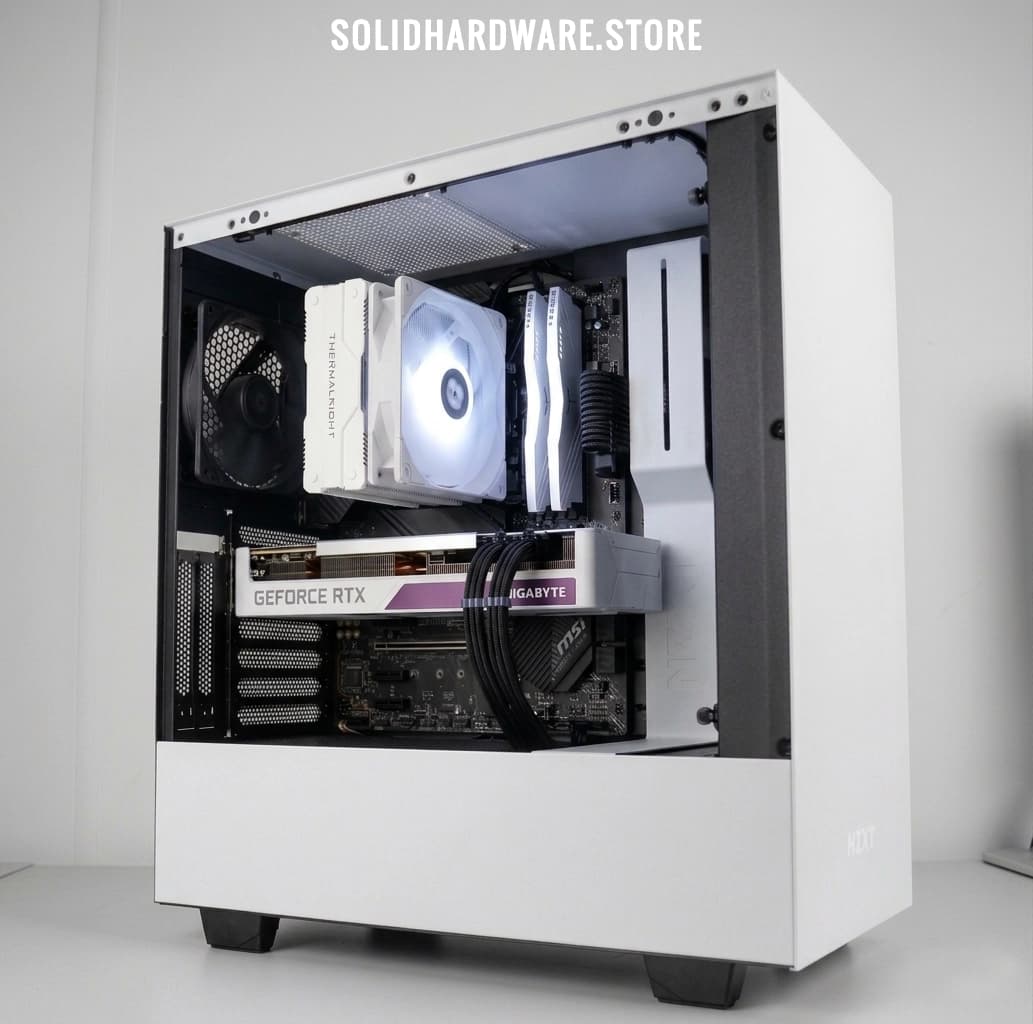 White Echo | Ryzen 7 5700X + RTX 3060 12G