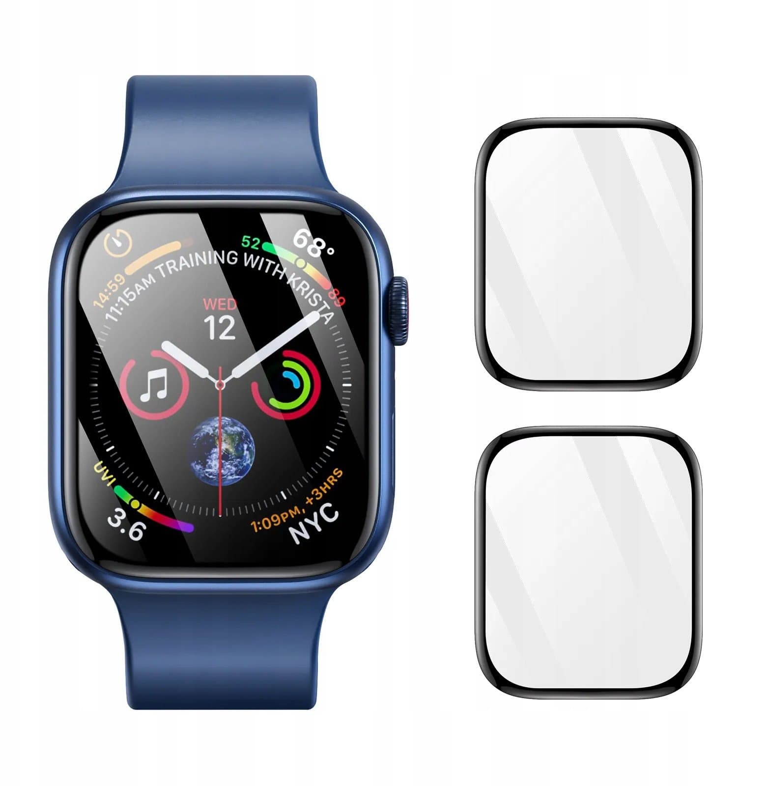 Dux Ducis Pmma Screen Protector for Apple Watch Series 10 42mm (2 Pcs) – Black