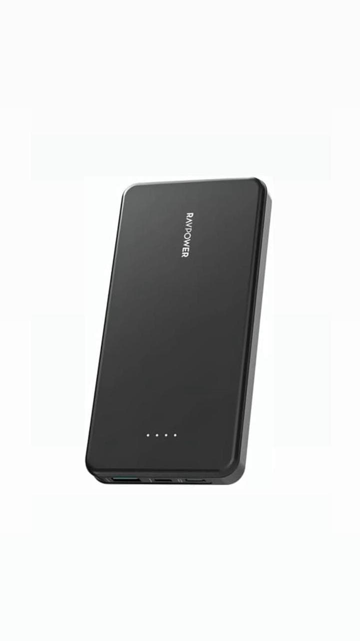RAVPower PD Pioneer 10000mAh 15W 3-Port Power Bank – Black