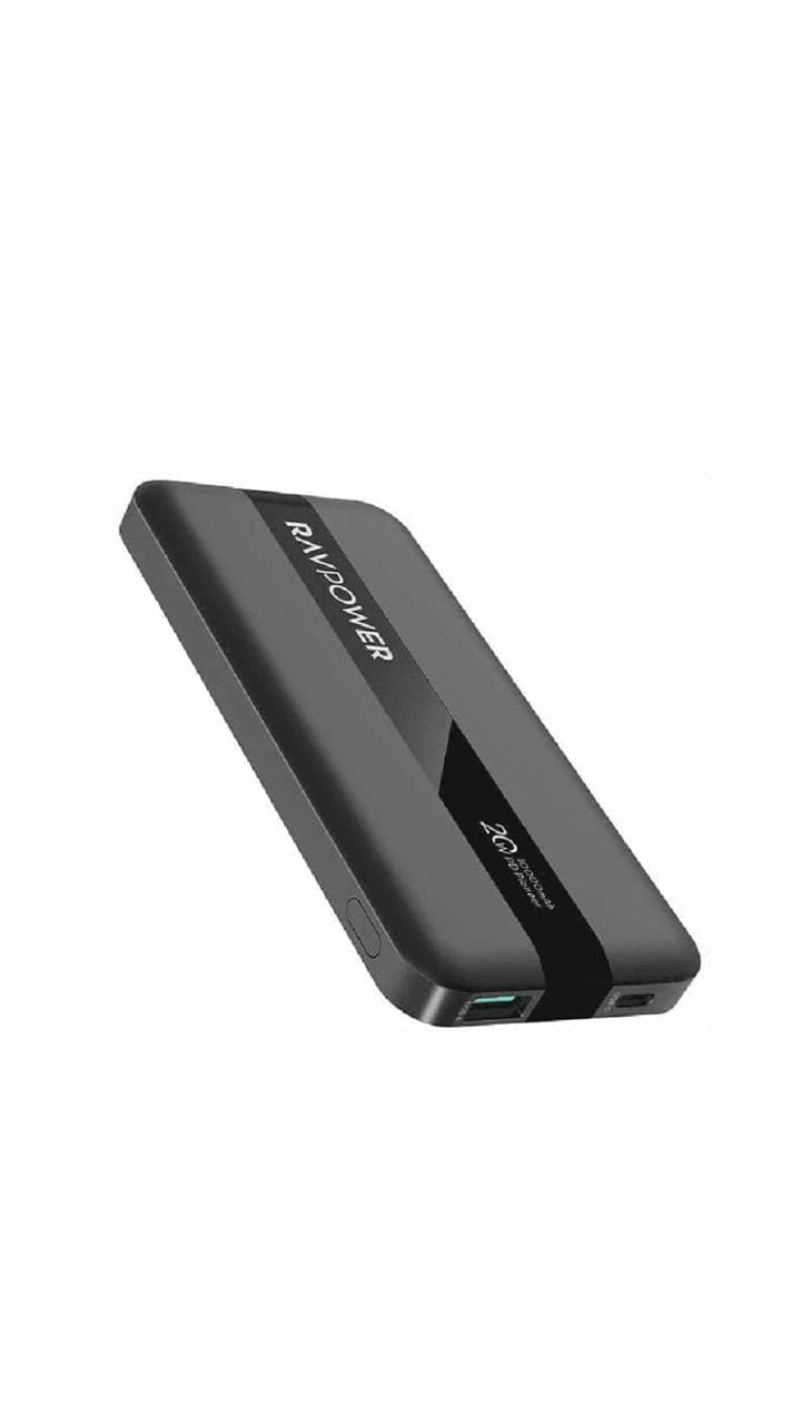 RAVPower PD Pioneer 10000mAh 20W 2-Port Power Bank – Black