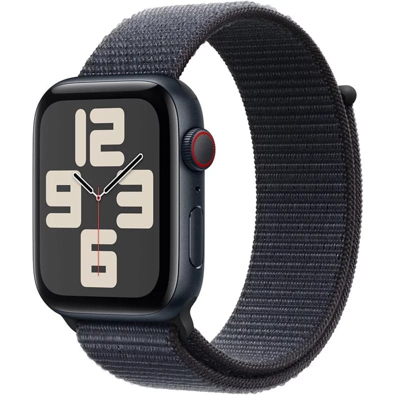 Apple Watch SE (Gen 2) (2024) 44mm Aluminum Case with Sport Loop (GPS+Cellular)