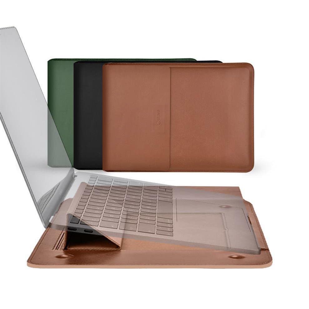 Coteetci MultiFunction Leather Liner Bag for Macbook Pro/Air 13