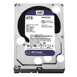 WD Purple 6TB Surveillance Internal Hard Drive for DVR & NVR Systems