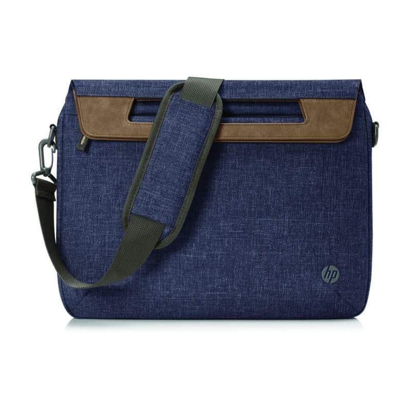 HP Renew Slim 14″ Navy Blue / Brown Chamois hand / Water Resistant -1A215A