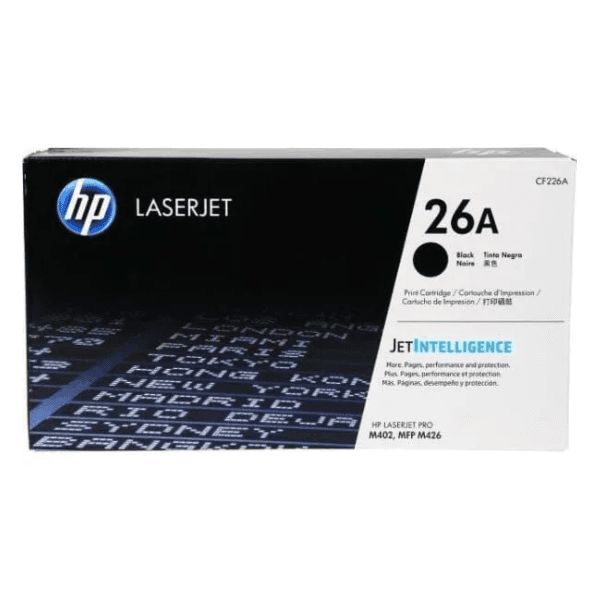 HP 26A Black Original LaserJet Toner Cartridge (CF226A)