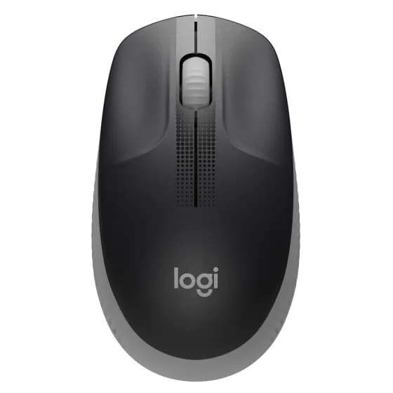Logitech M190 Wireless Mouse  Full Size MID GREY (910-005906)