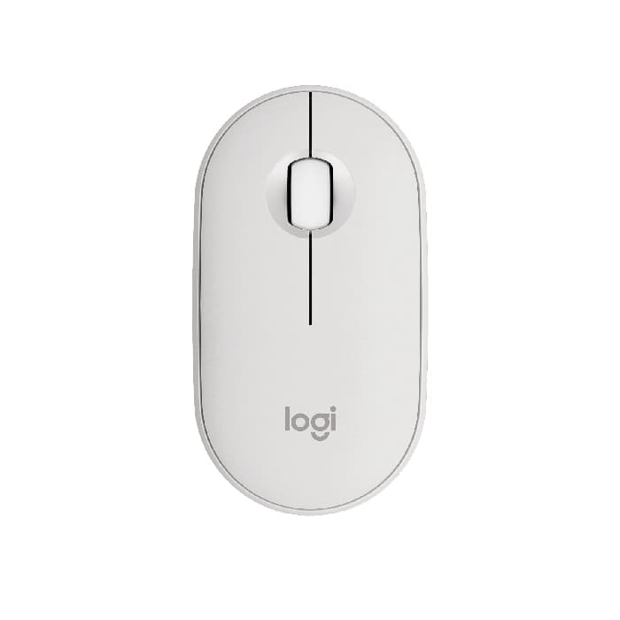 Logitech M350 S Pebble Wireless Mouse – White – (910-007013)