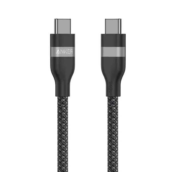 Anker USB-C to USB-C Data Cable 6ft, 240W Black – A82E2H12