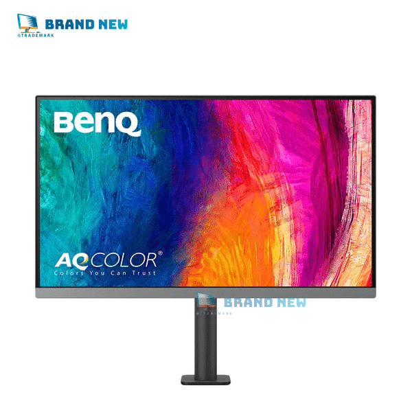 BenQ DesignVue PD2706UA 27″ 4K HDR Creative Monitor with Ergo Arm (Dark Gray)