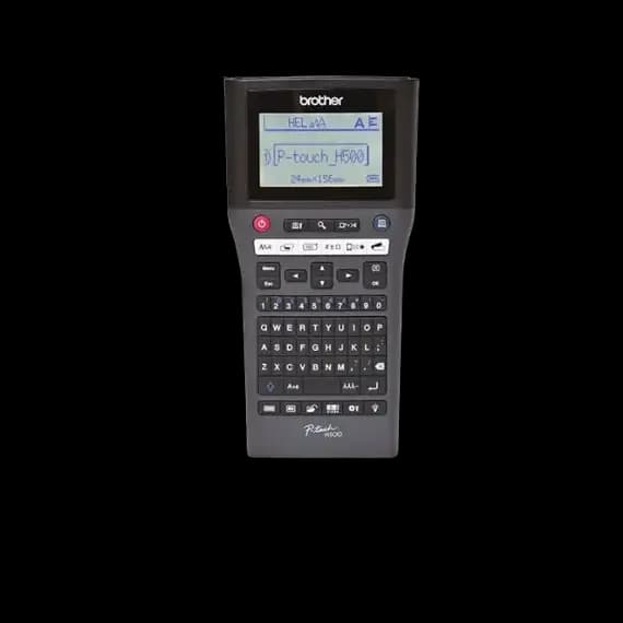 Brother PT-H500 Label Printer | P-Touch Labeller | PC Connected | QWERTY Keyboard ǀ Handheld