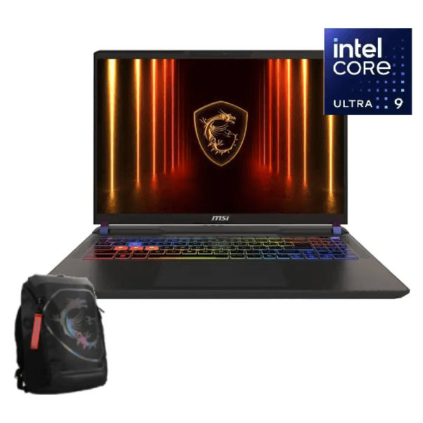 MSI Vector 16 HX AI A2XWIG Gaming Laptop– Core Ultra 9 275HX, RTX 5080 16GB, 32GB RAM, 1TB SSD, 16″ QHD 240Hz, Windows 11 – Cosmos Gray