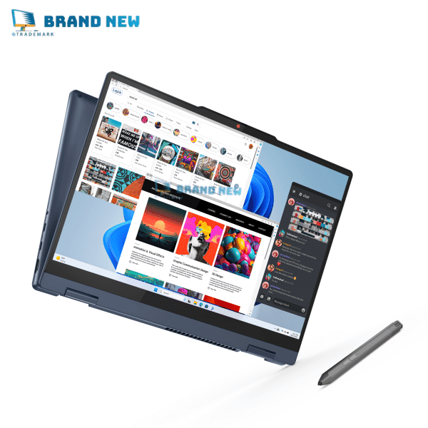 Lenovo IdeaPad 5 2-in-1 14IRU9 – Intel Core 5 120U, 8GB LPDDR5, 512GB SSD, 14″ WUXGA Touch, Digital Pen 2, Fingerprint, Windows 11