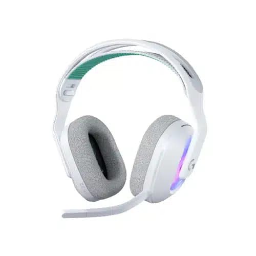 Logitech G522 Lightspeed Wireless Gaming Headset – Tri-Mode Connectivity, PRO-G Drivers, Blue VO!CE Mic, 90H Battery -White