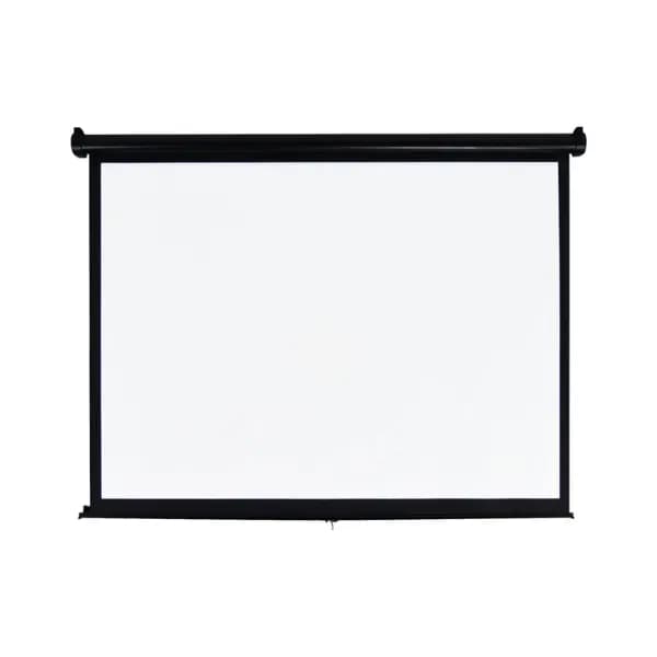 Manual Wall Projector Screen – 300×300 cm (120”) | Matte White