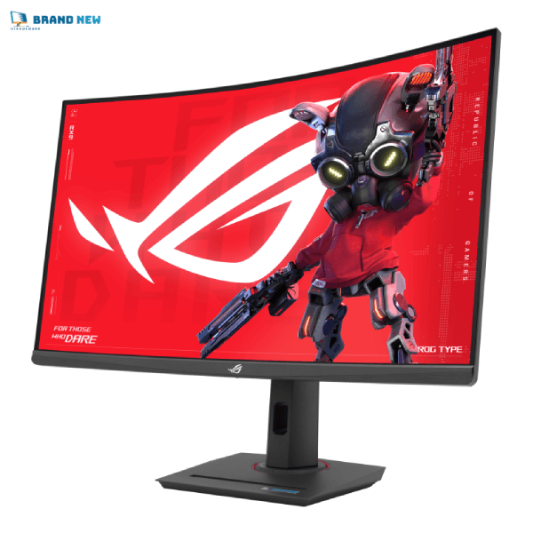 ASUS ROG Strix XG32WCS USB Type-C Gaming Monitor – 32-inch (31.5 viewable) 2560×1440, Curved, 180Hz (Above 144Hz), 1ms (GTG), Fast VA, Extreme Low Motion Blur Sync, USB Type-C, FreeSync, DisplayWidget Center, tripod socket, HDR