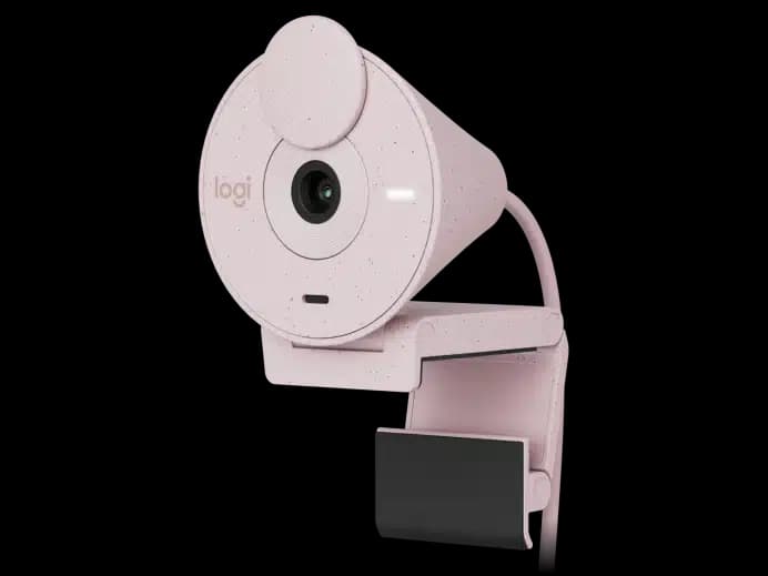 LOGITECH Brio 300 Full HD webcam – ROSE – USB