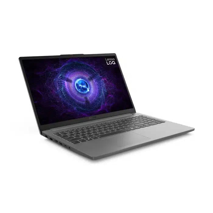 Lenovo LOQ 15IAX9E Gaming Laptop- Intel Ci7-12650HX- 16GB RAM- 512GB SSD- NVIDIA GeForce RTX 4050 6GB GDDR6- 15.6″ FHD (1920×1080) IPS 300nits Anti-glare, 144Hz- Luna Grey, 2 Years Warranty + RGB Mouse (83LK006UED)