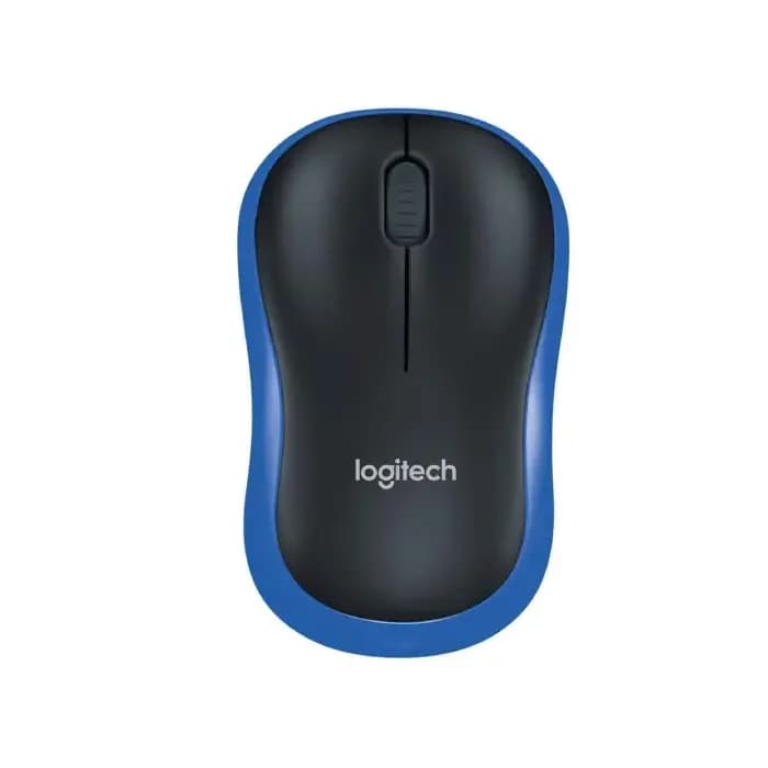 Logitech M185 Wireless Mouse Comfortable Blue – (910-002236)