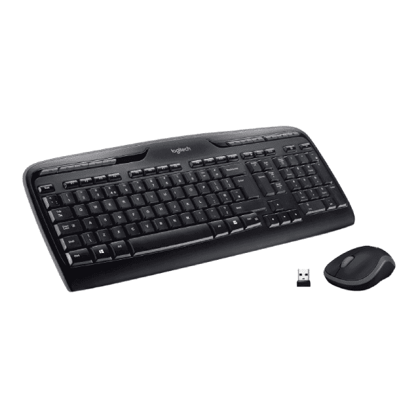 Logitech MK330 Wireless Keyboard and Mouse Combo – Arabic Layout | Compact, Comfortable, Long Battery Life