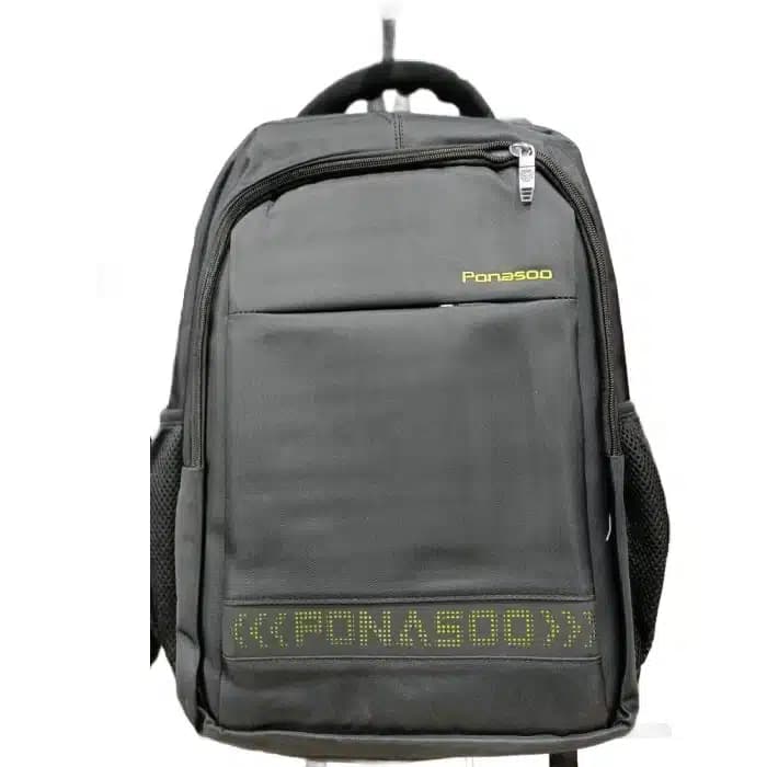 PONASOO 7162 15.6-Inch Laptop Backpack – Grey