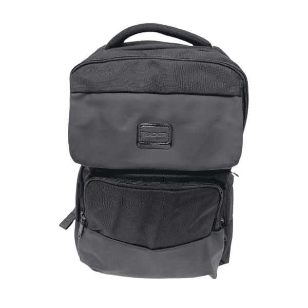 Trecker J-001 Laptop Backpack – Black, 5 Zippers, Multi-Compartment Durable Backpack for 15.6″ Laptops, Work & Daily Use