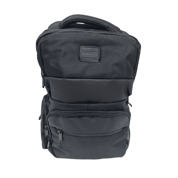 Trecker J-004 Laptop Backpack – 6 Zippers, Black, Multi-Compartment Durable Backpack for 15.6-Inch Laptops, Travel & Work