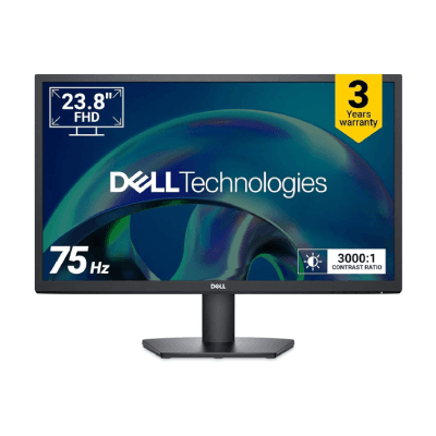 Dell SE2425H 24″ FHD Monitor – VA Panel, 75Hz, HDMI & VGA, Eye Comfort, Anti-Glare