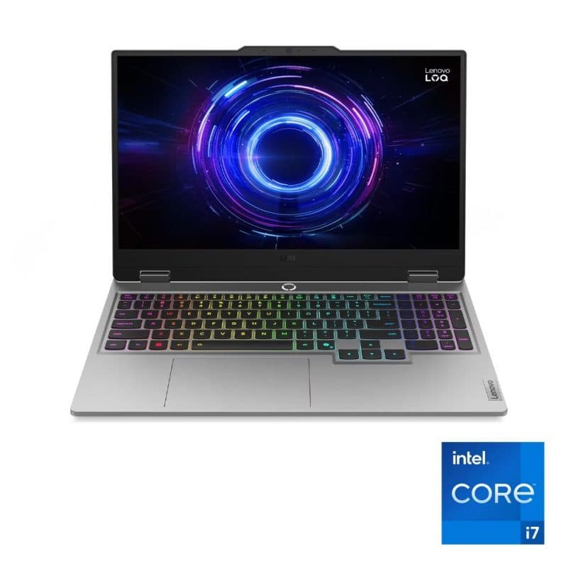 Lenovo LOQ 15IRX10 Gaming Laptop – Intel Core i7-13700HX, RTX 5060 8GB, 16GB RAM, 512GB SSD, 15.6″ FHD 144Hz, DOS, 2-Year Warranty