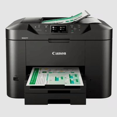 Canon MAXIFY MB2750 Wireless All-in-One Inkjet Printer, Print Copy Scan Fax, Wi-Fi, Ethernet, Cloud Printing, 24 ipm Mono, 15.5 ipm Color, 500-Sheet Capacity