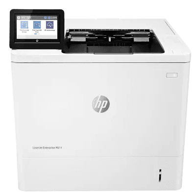 HP LaserJet Enterprise M611dn Monochrome Laser Printer, 65ppm, Automatic Duplex Printing, Enterprise Security, Gigabit Ethernet, 1200 x 1200 dpi