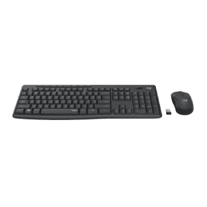 Logitech MK295 Silent Wireless Keyboard and Mouse Combo Graphite with SilentTouch Technology – 920-009801