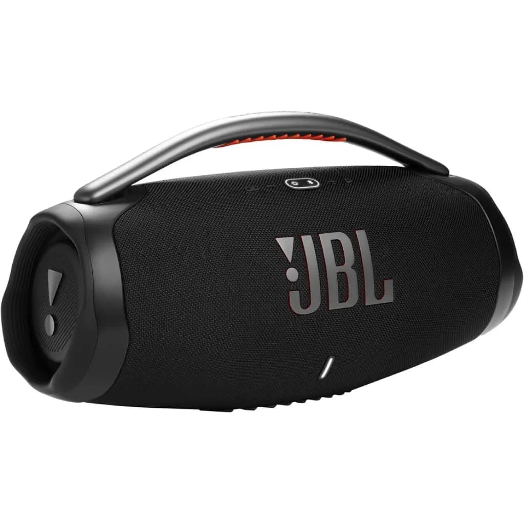 JBL Boombox 3 Portable Bluetooth Speaker, Powerful sound and monstrous BASS, Waterproof, 24Hours of Playtime, JBL Party Boost For Speaker Pairing – Black