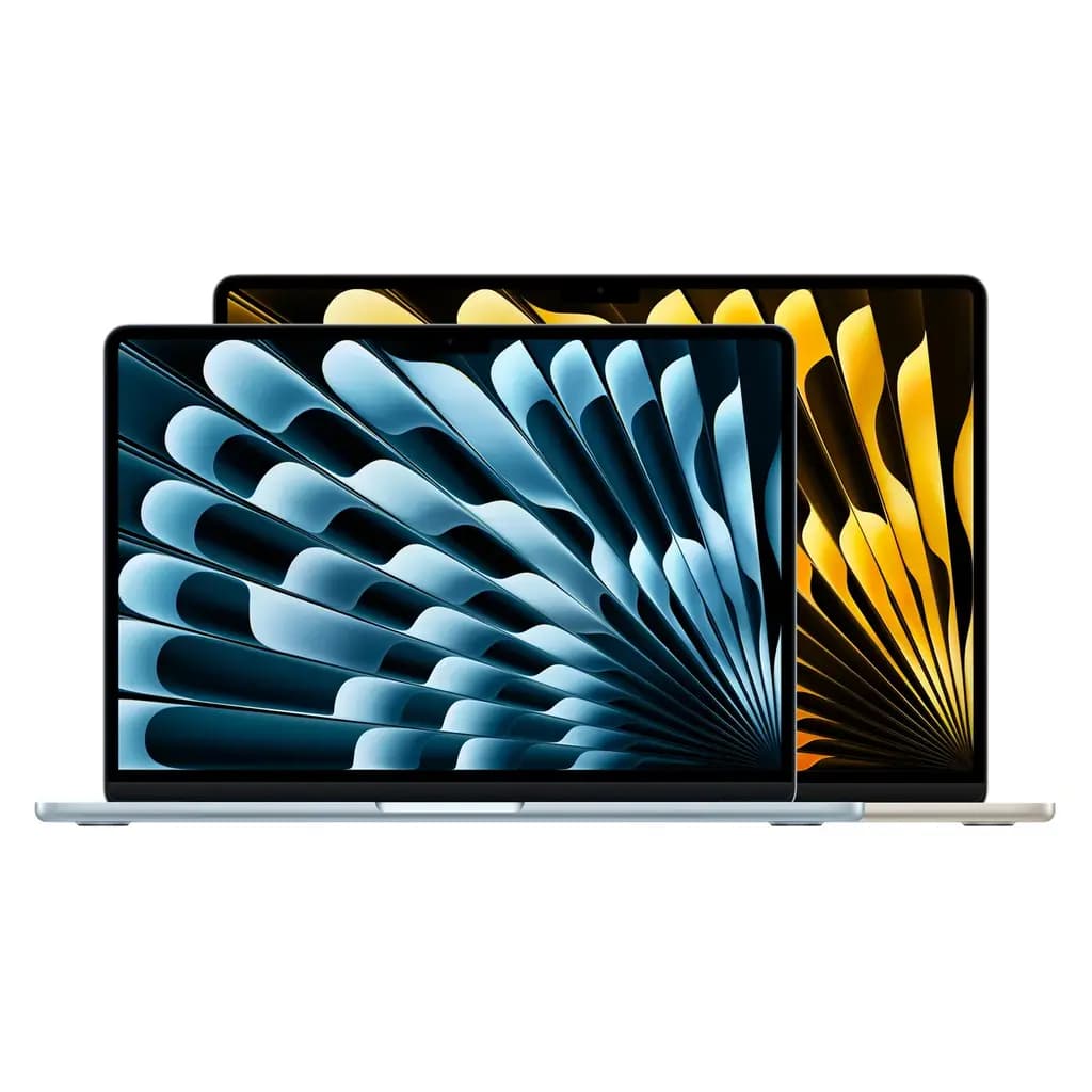Apple MacBook Air – 13 inch ( M4 ,10CPU- 8GPU ) , 16GB – 24GB RAM , 256GB – 512GB , Sky Blue, Midnight